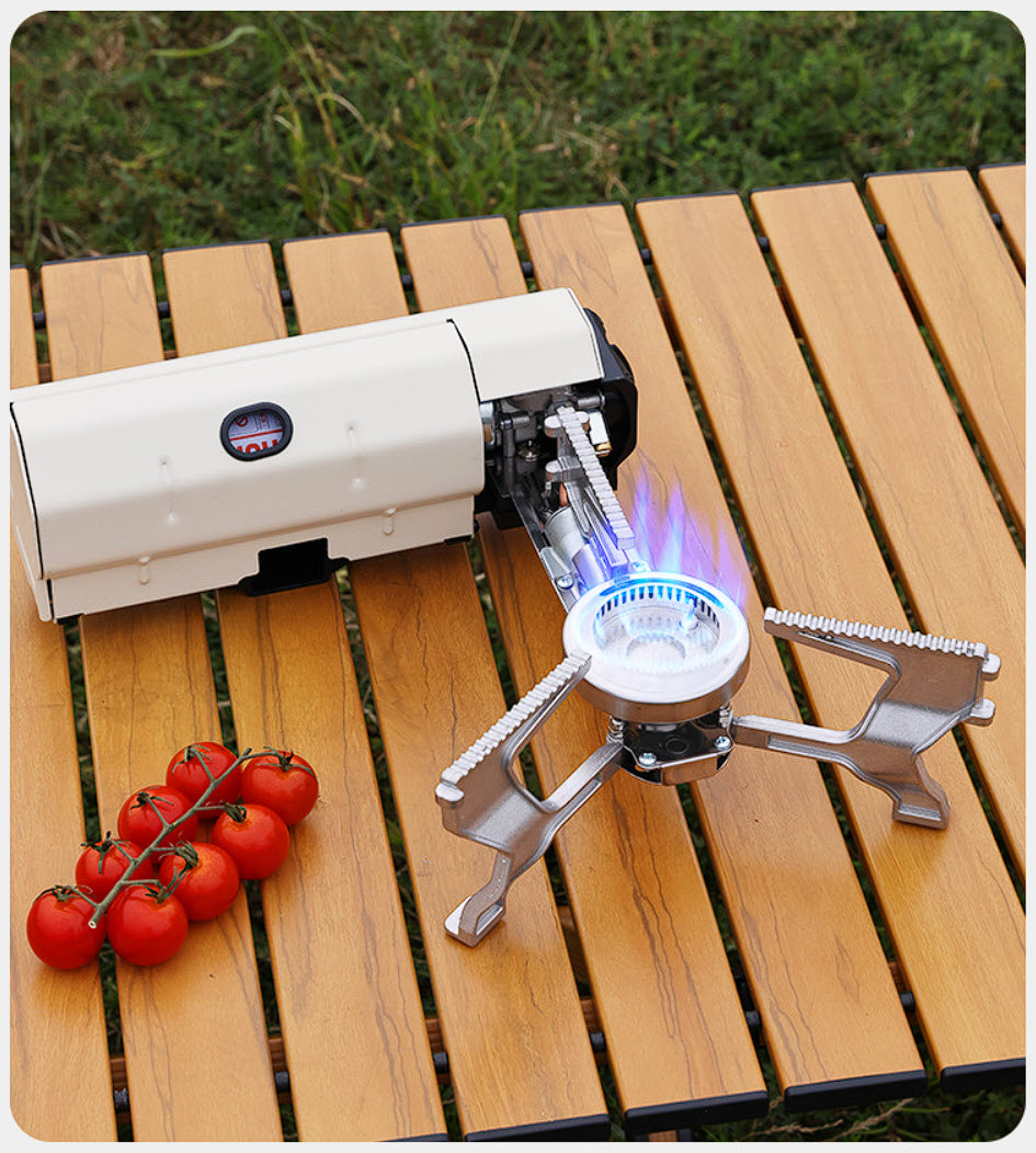 Bếp gas cắm trại gấp gọn bếp gas camping dã ngoại YD011