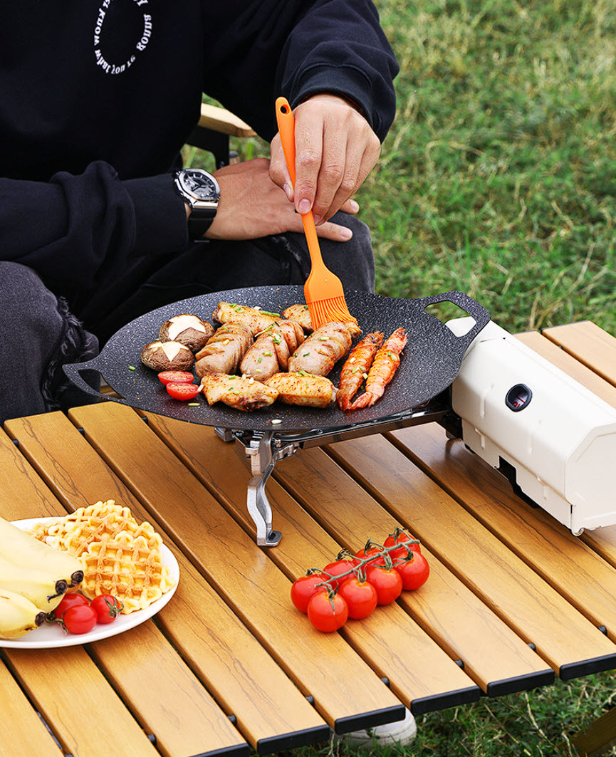 Bếp gas cắm trại gấp gọn bếp gas camping dã ngoại YD011