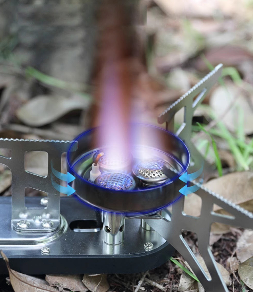Bếp gas cắm trại gấp gọn bếp gas đi dã ngoại BRS97