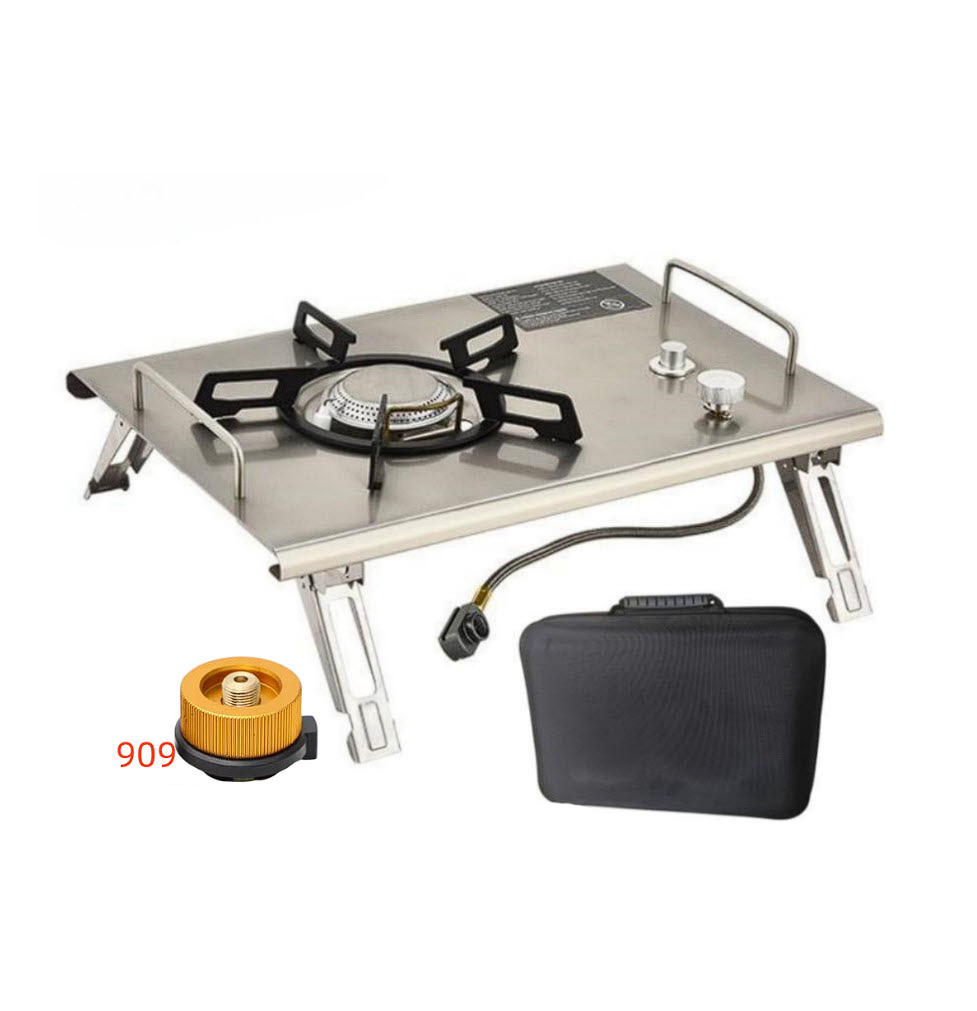 Bếp gas cắm trại kèm bàn xếp gấp gọn RT5280