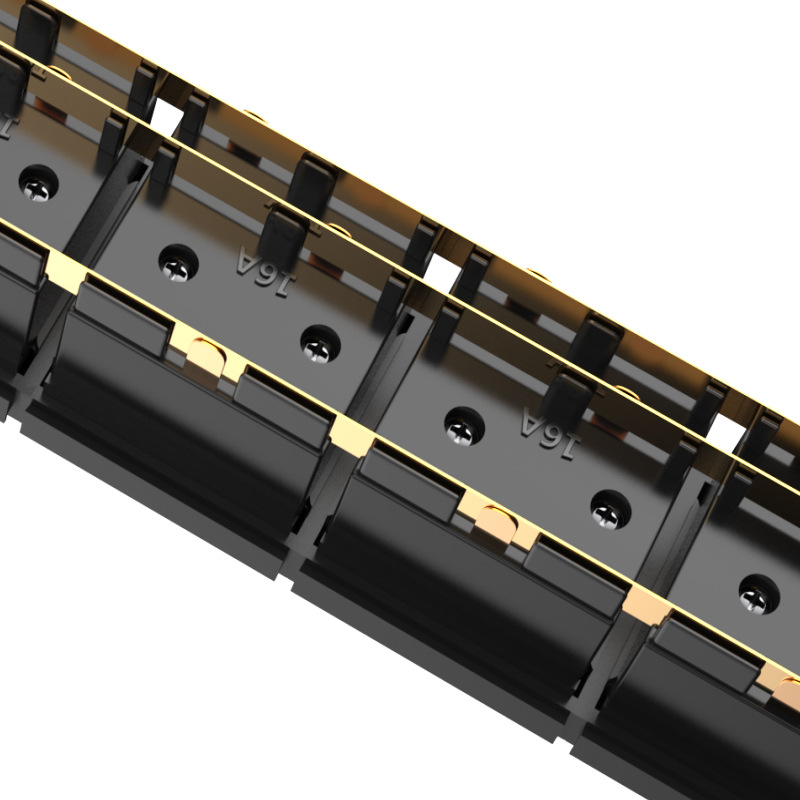 Thanh nguồn PDU ổ cắm tủ rack 2-12 cổng, chịu tải 8000-16000W vỏ nhôm SY011
