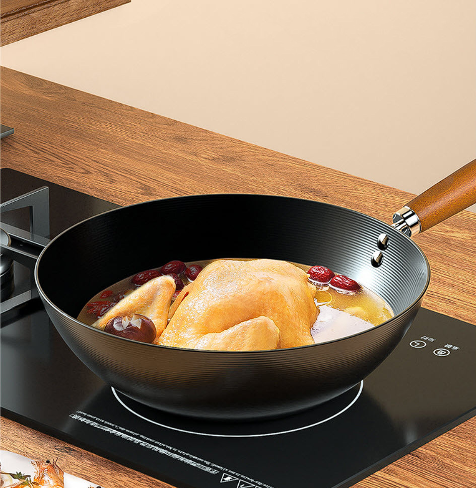 Chảo thép chống dính vật lý kiểu Nhật 24-32cm TG10