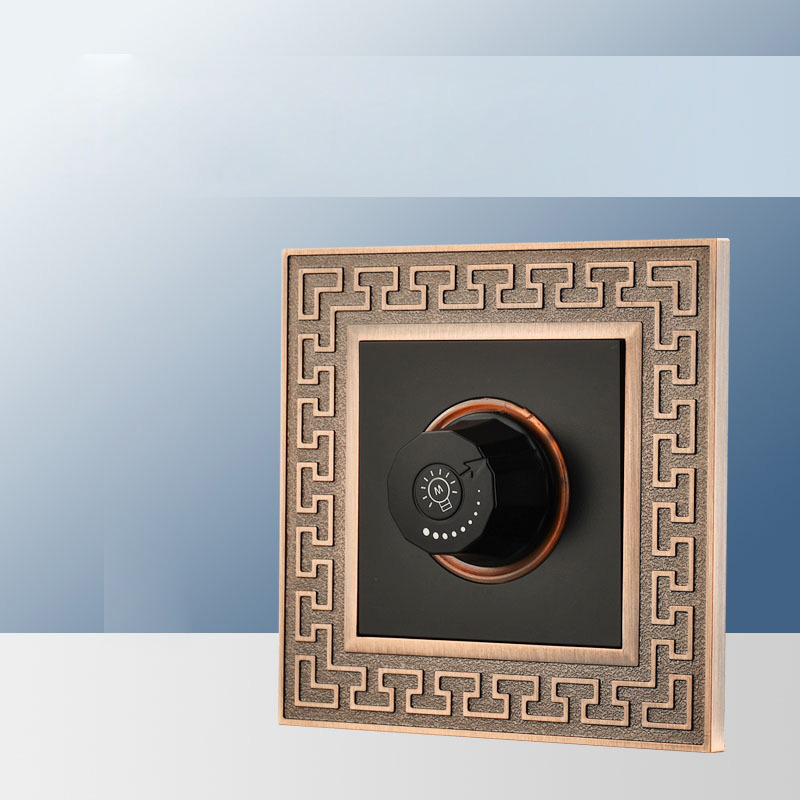 Công tắc ổ cắm âm tường phong cách cổ điển toggle đồng MKH12 type 86