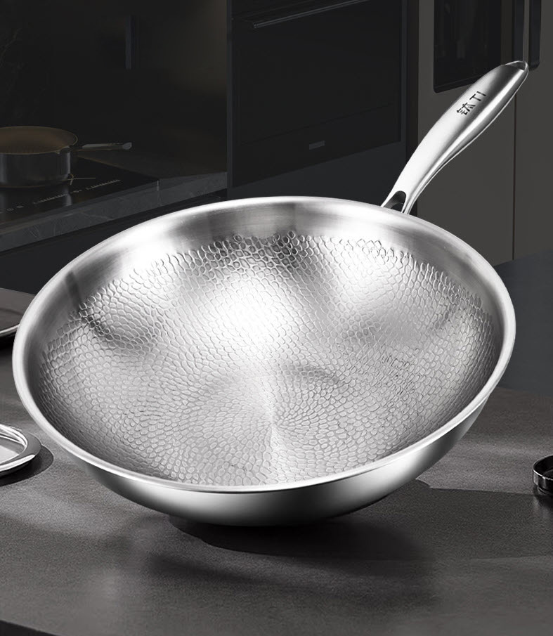 Chảo bầu titanium cao cấp chống dính tự nhiên 30-34cm CYTG32
