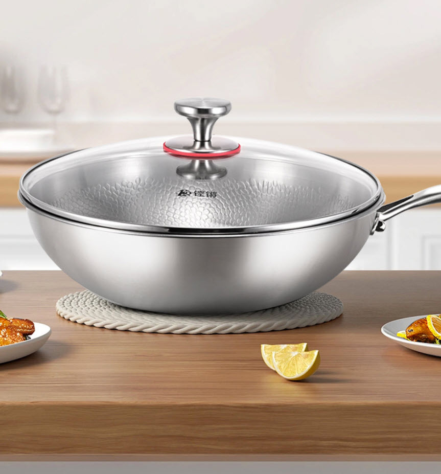 Chảo bầu titanium cao cấp chống dính tự nhiên 30-34cm CYTG32