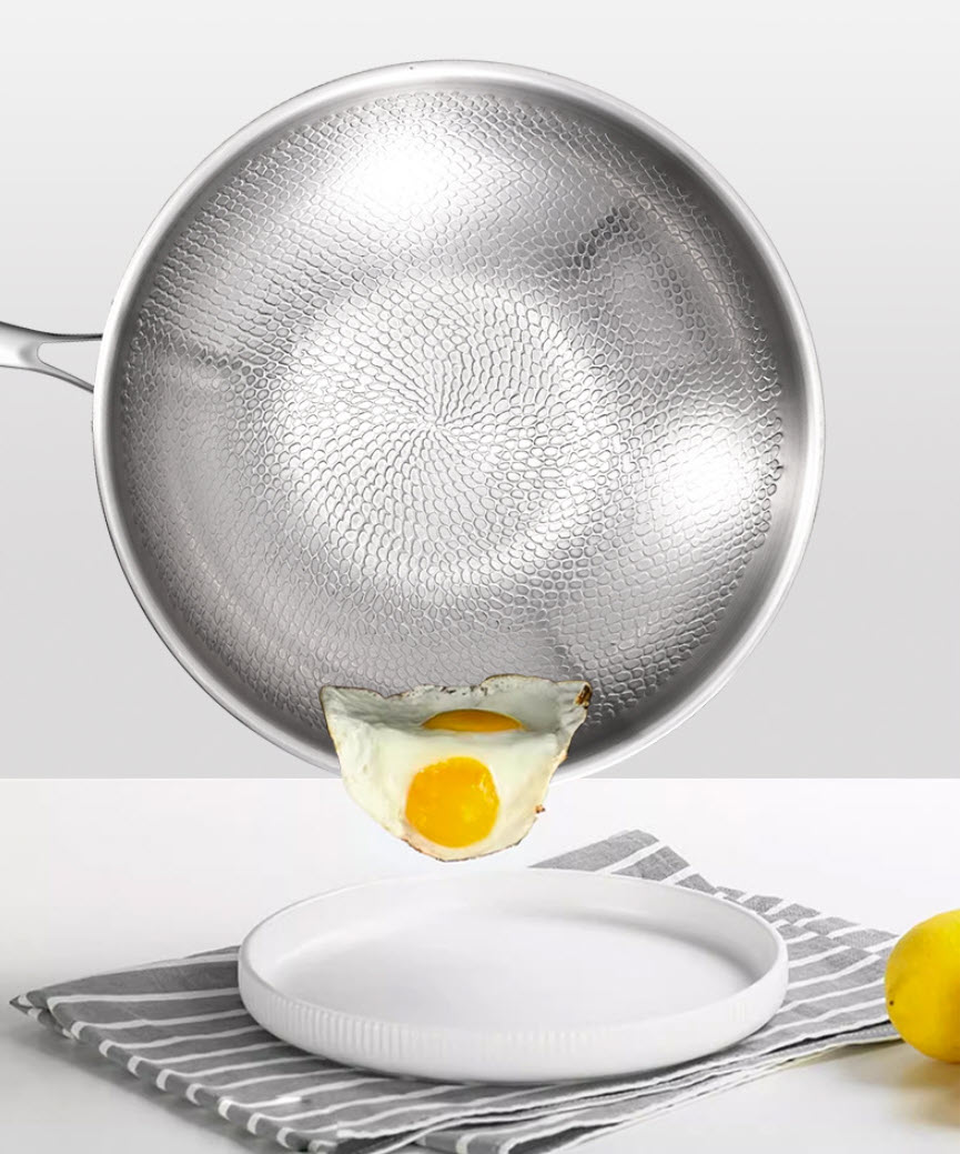 Chảo bầu titanium cao cấp chống dính tự nhiên 30-34cm CYTG32