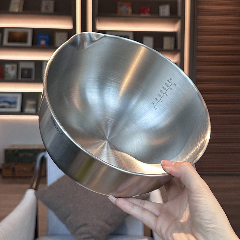 Rổ vo gạo inox 316 thố đánh trứng trộn bột đa năng KQ015