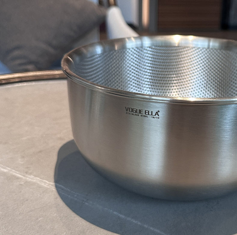 Rổ vo gạo inox 316 thố đánh trứng trộn bột đa năng KQ015