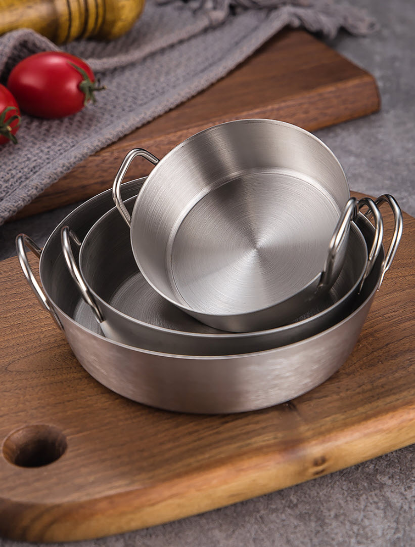 Chén inox đựng gia vị kim chi topping ăn đồ nướng CCD020