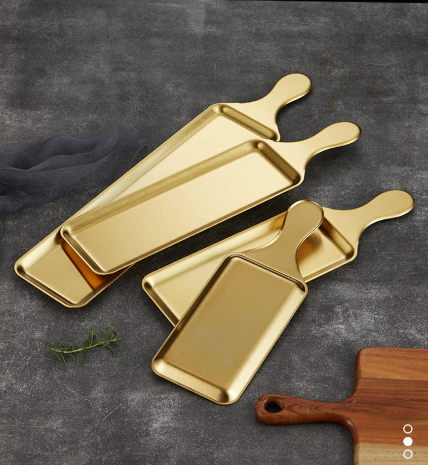 Khay đựng topping đồ nướng đựng sushi đựng bánh ngọt inox 304 CCD021