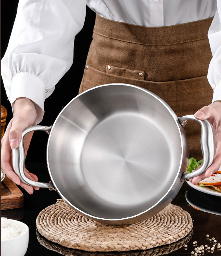 Nồi trái táo inox 316 có xửng hấp đa năng size 18-24cm CCD023