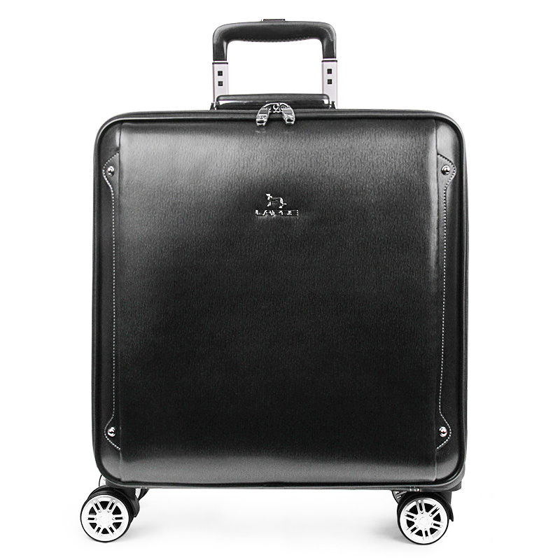 Vali kéo du lịch Lapoe Da Bò thật size 16-20 inch LB4116