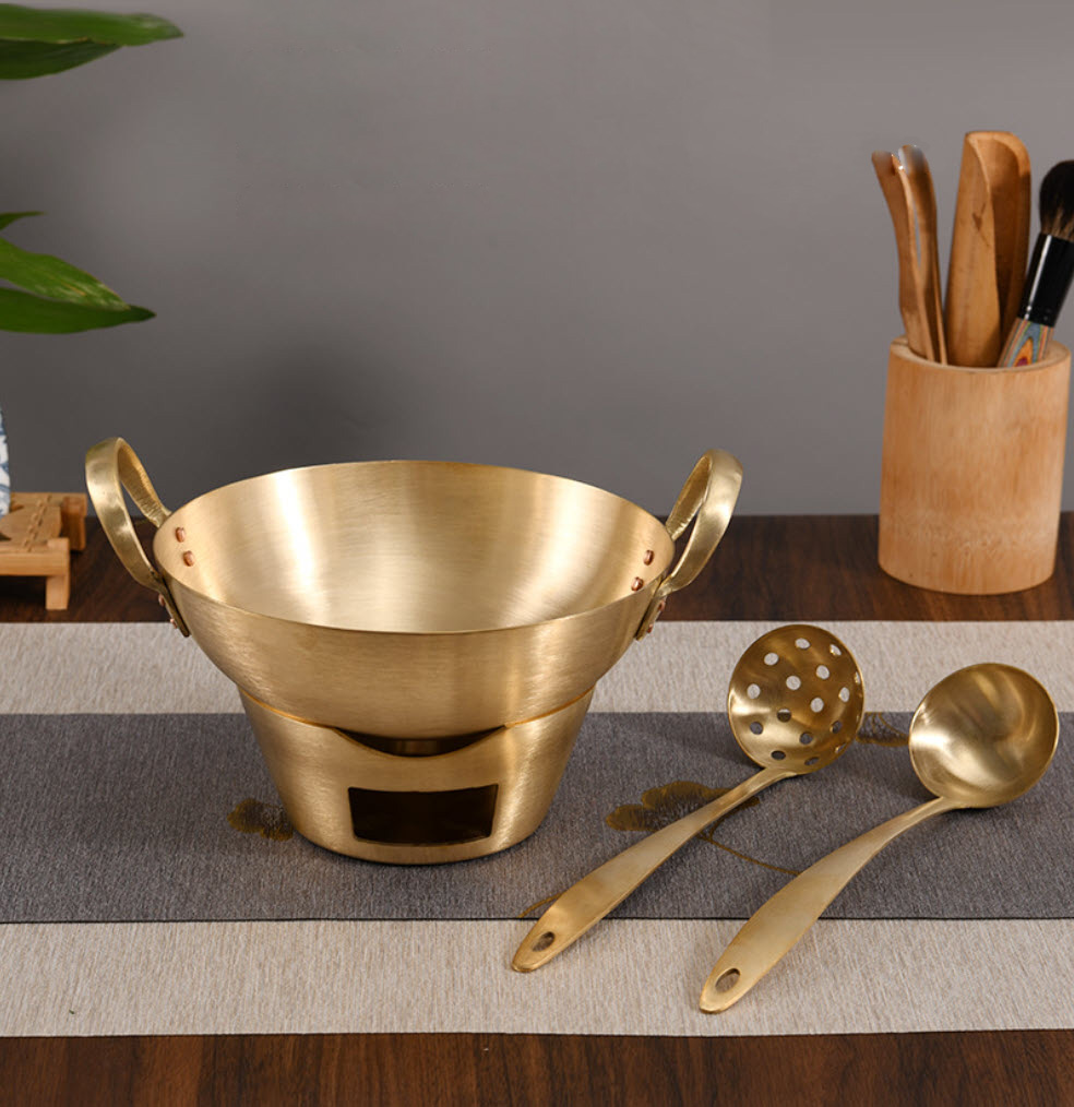 Nồi lẩu đồng TomYum bộ lẩu đồng dùng cồn SLT11
