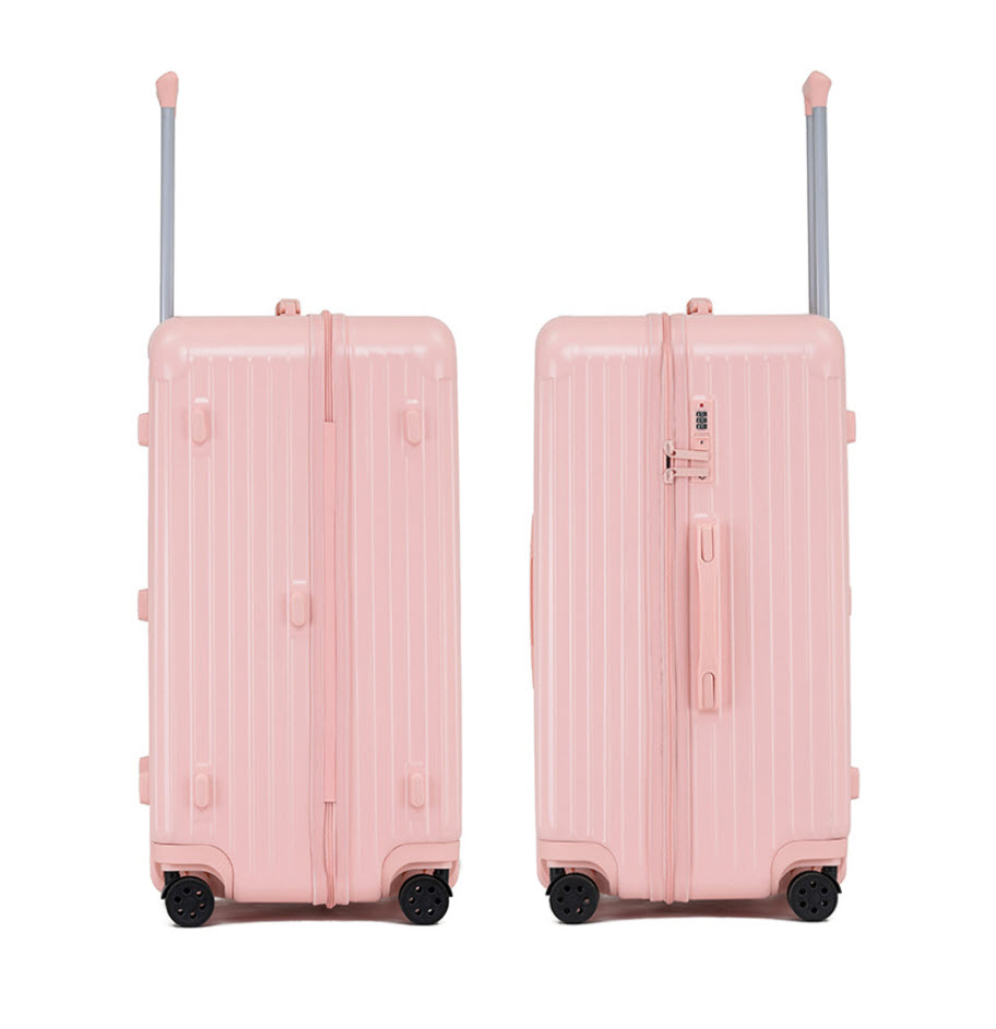 Vali kéo du lịch vỏ ABS+PC vân sọc khóa TSA size 22-36inch T1903