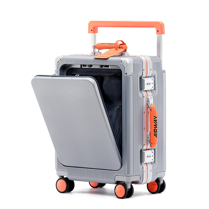 Vali kéo du lịch Airway AW017 viền nhôm cao cấp khóa TSA 20-24inch