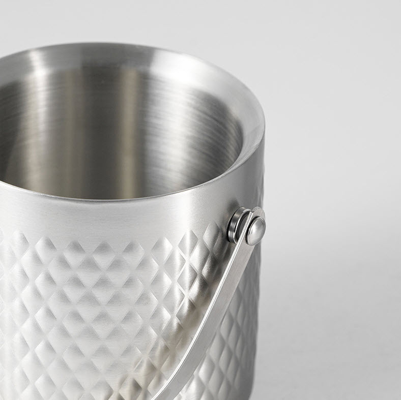 Xô đá 2 lớp cách nhiệt hoa văn diamond 1.4-3L JJD15