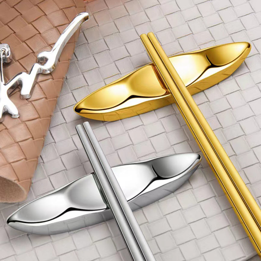 Gác đũa inox 304 đồ gác muỗng 3 ngăn GQL015