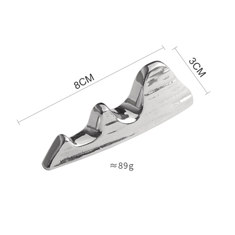 Gác đũa 2 ngăn inox 304 cao cấp gác muỗng mạ vàng GQL020