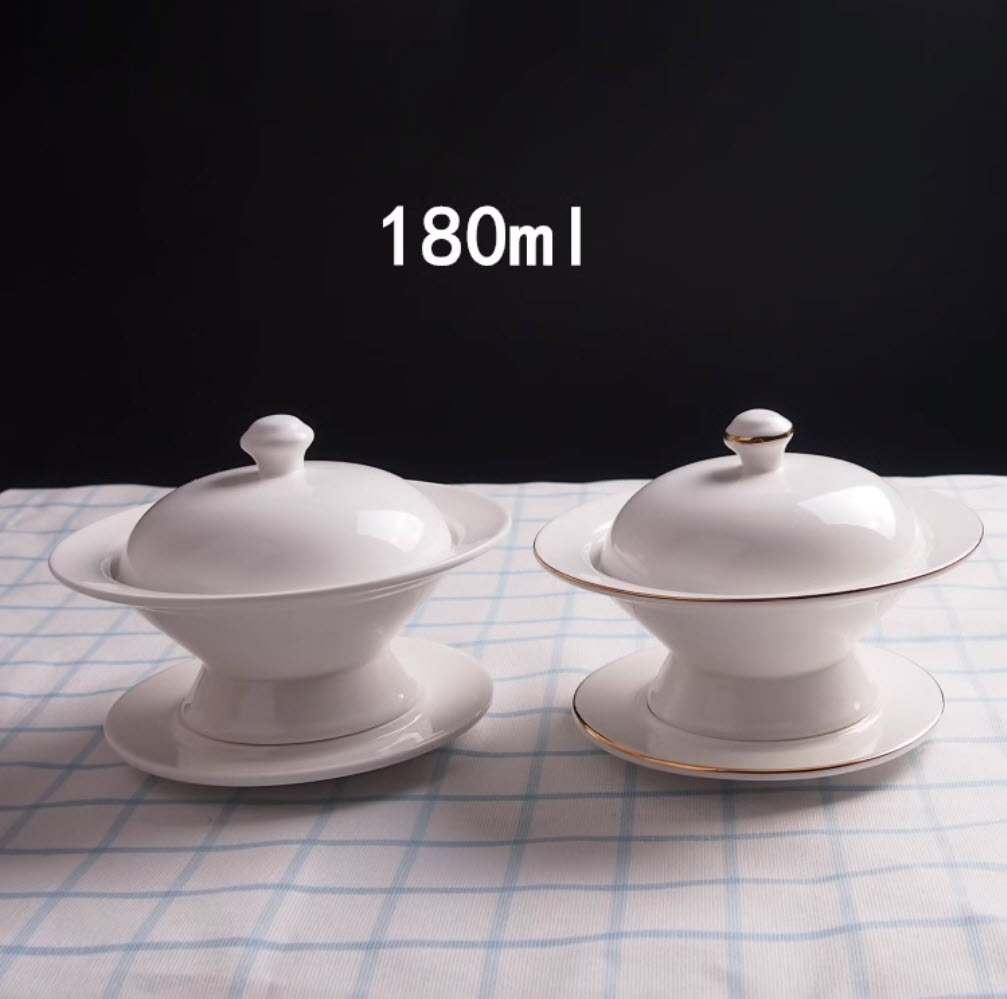 Bát đựng Tổ Yến Bào Ngư Hải Sâm Vi Cá có nắp SN1011