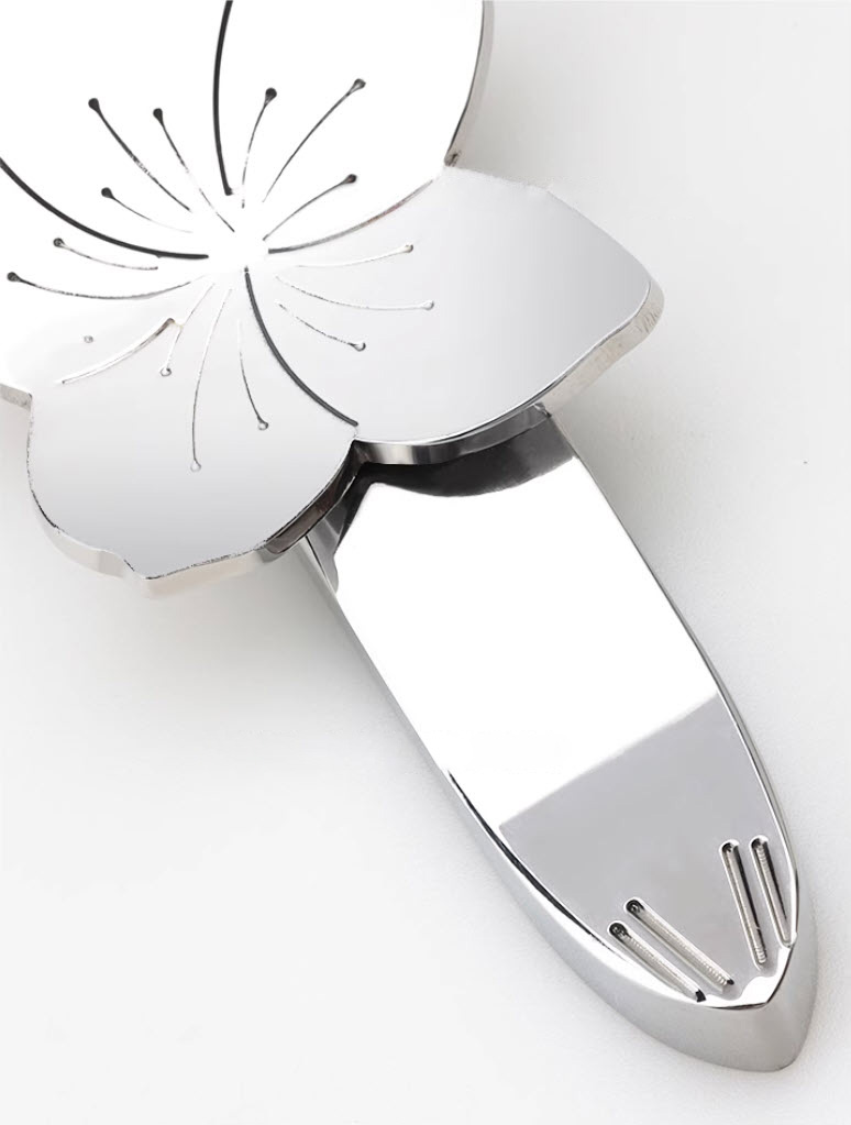 Gác đũa muỗng Hoa Mai inox 304 mạ vàng OEM WZJ938