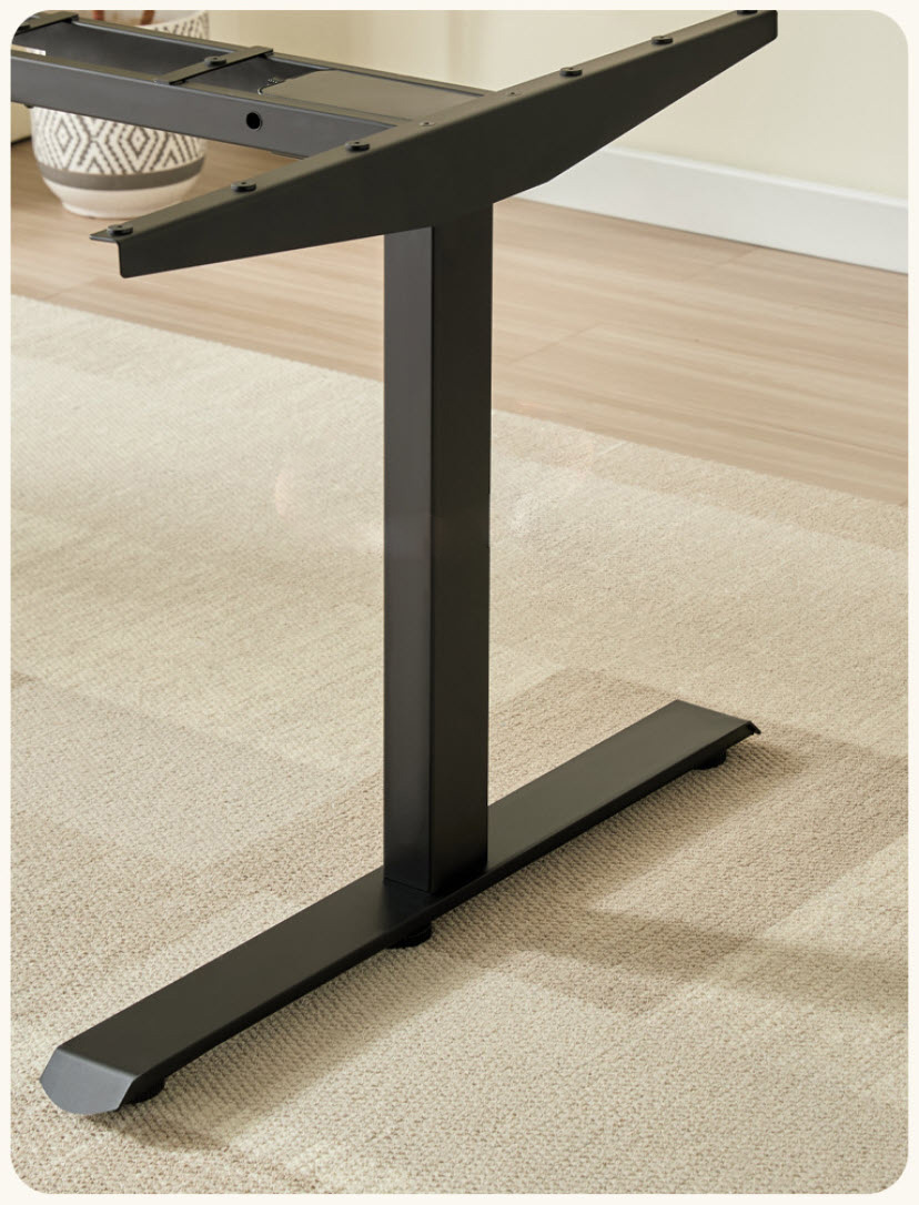 Chân bàn nâng hạ thông minh 2 động cơ cho mặt bàn chữ L chịu tải 120kg Boster B08