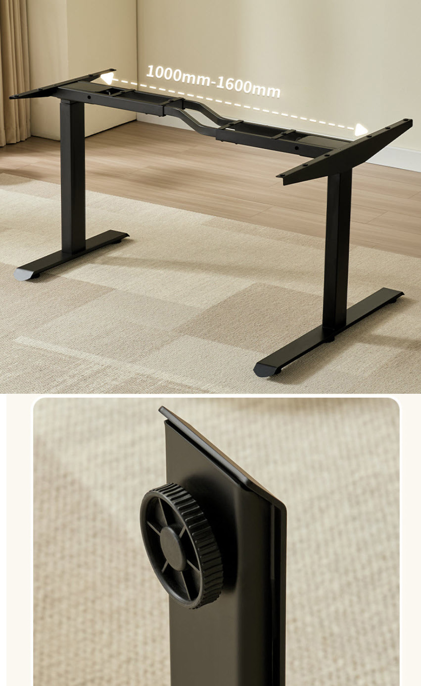 Chân bàn nâng hạ thông minh 2 động cơ cho mặt bàn chữ L chịu tải 120kg Boster B08