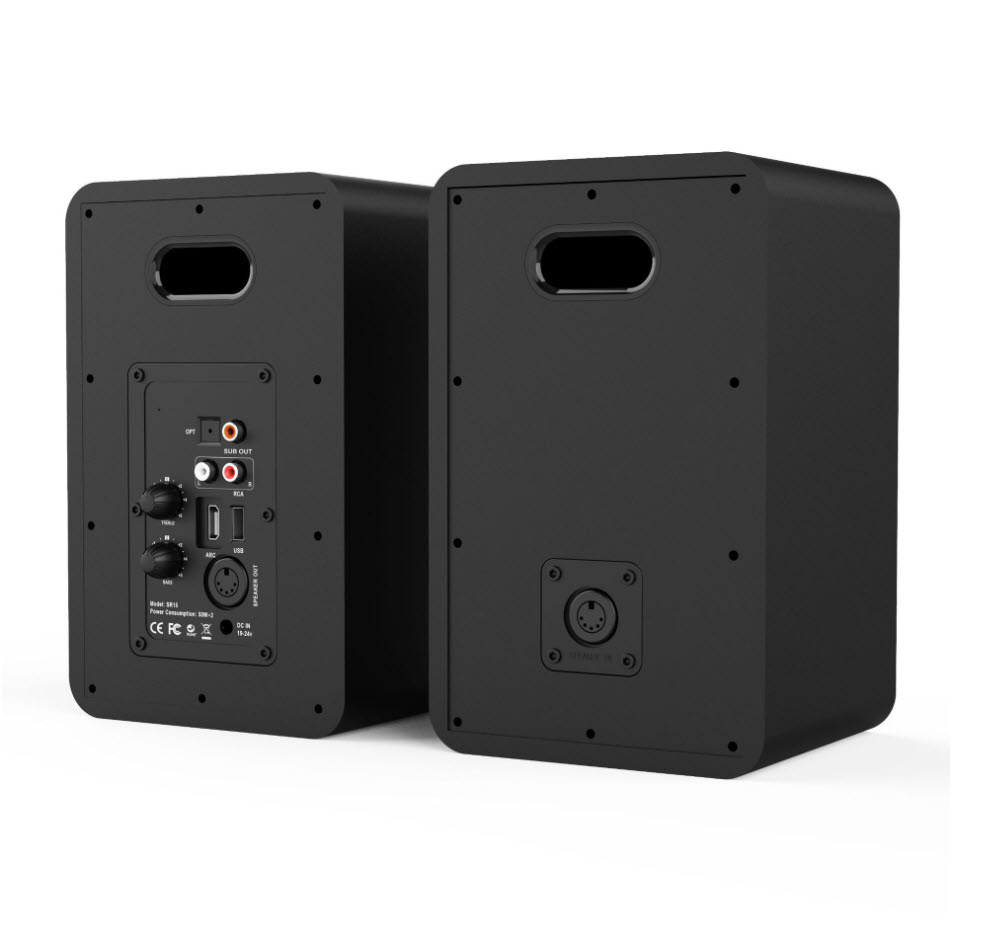 Loa kiểm âm chủ động 4inch Bestisan SR15 đèn led đổi màu 3D bluetooth 5.1