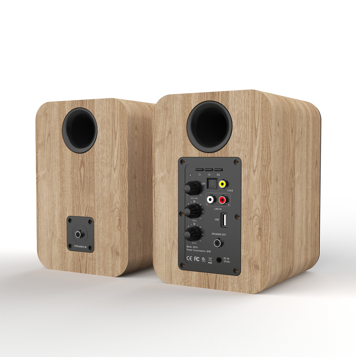 Loa booksheft chủ động 4inch 50W Bestisan SR04 bluetooth 5.0