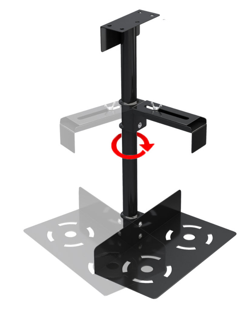 Giá treo CPU bàn nâng hạ thông minh chịu tải 30kg YGD01