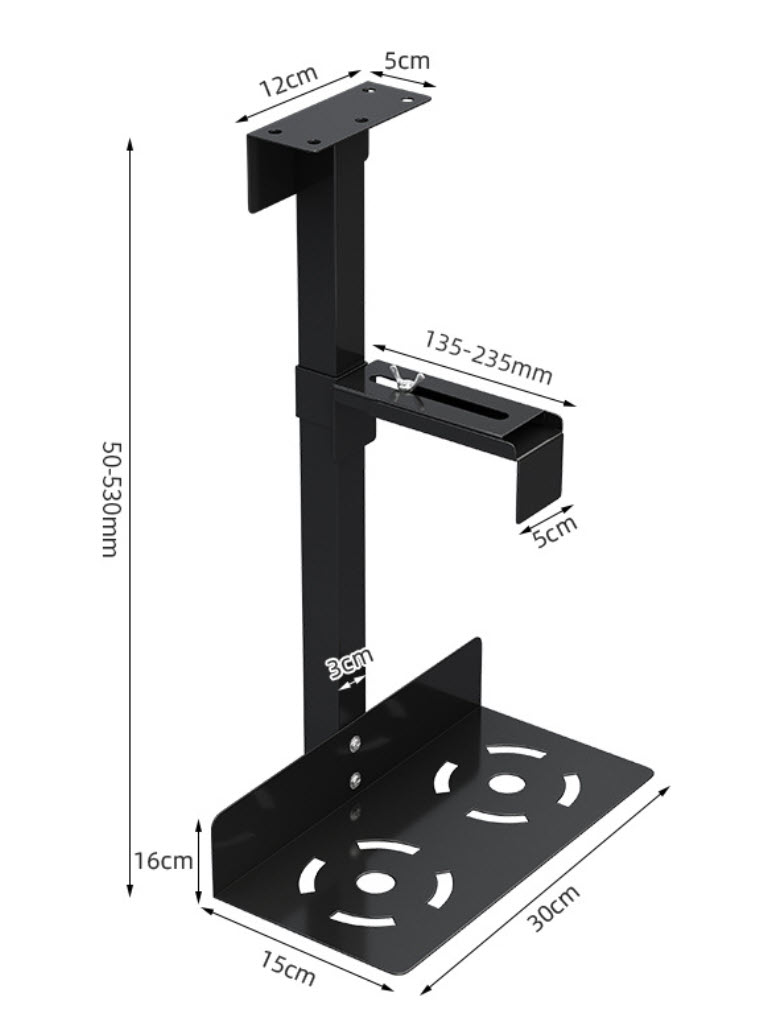 Giá treo CPU bàn nâng hạ thông minh chịu tải 30kg YGD01