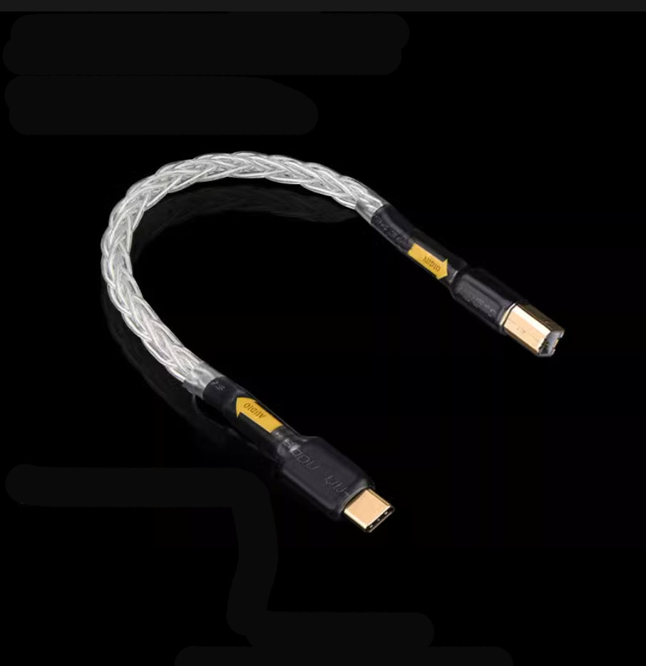 Cáp âm thanh C8 đồng đơn mạ bạc cáp OTG các chuẩn USB C-B, A-B, A-C, C-C