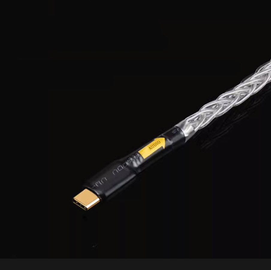 Cáp âm thanh C8 đồng đơn mạ bạc cáp OTG các chuẩn USB C-B, A-B, A-C, C-C