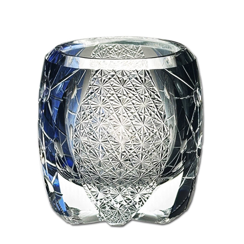 Ly whisky pha lê 280ml chế tác thủ công Edo Kiriko mẫu Planet Vianasa VS3232A