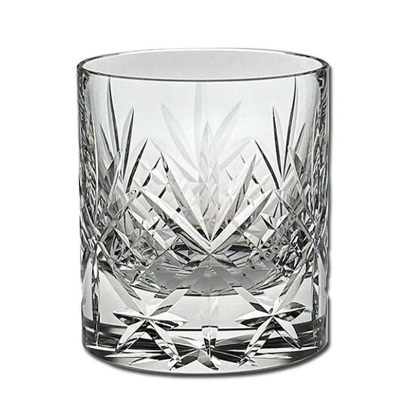 Ly whisky pha lê 250ml chế tác thủ công Edo Kiriko mẫu K9 Flower Vianasa VS2235