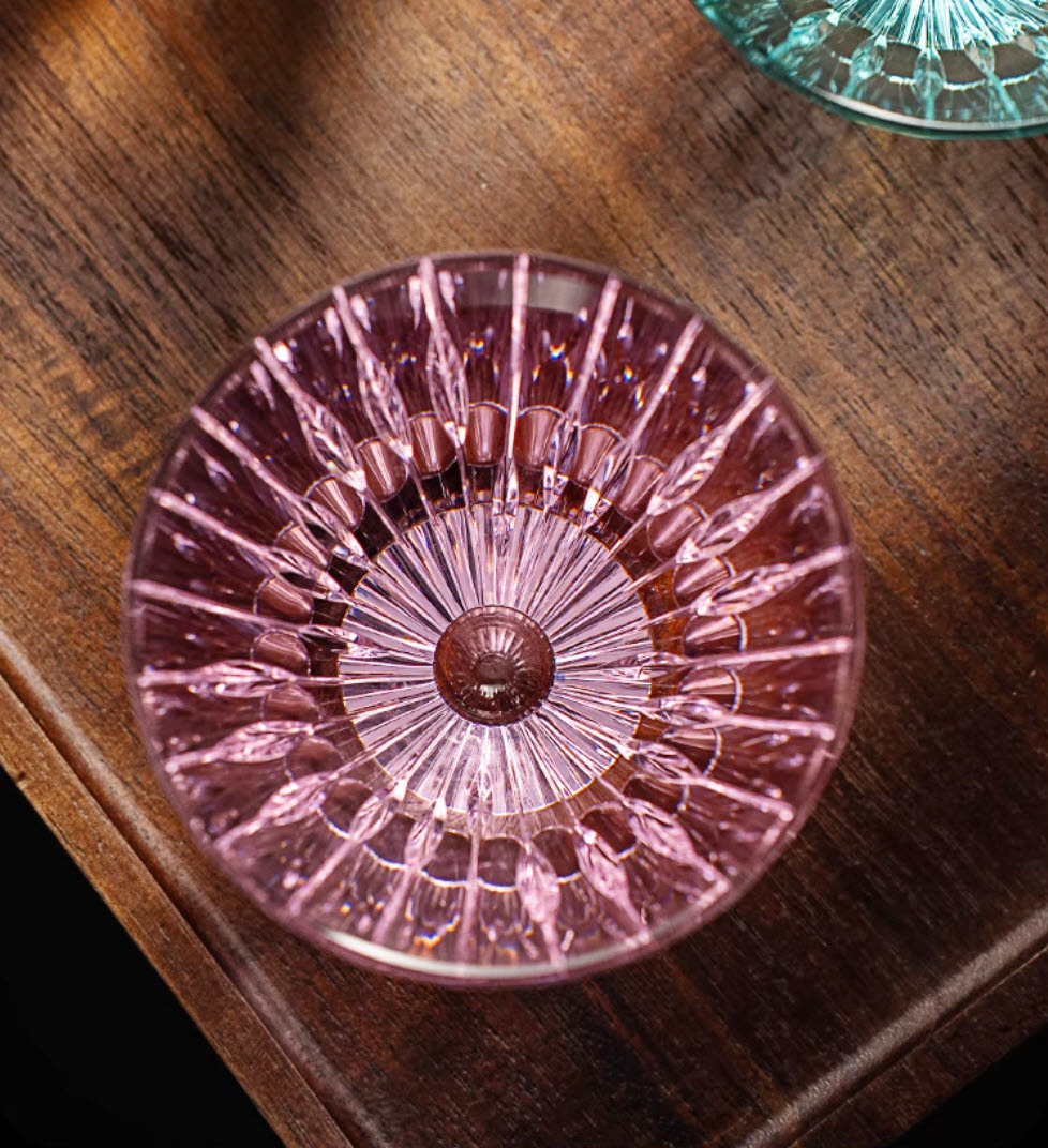 Ly wishky pha lê K9 mẫu Star Flash 150ml chế tác thủ công Vianasa VS23232