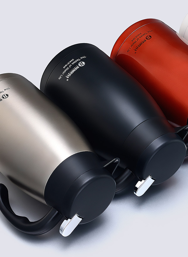Bình giữ nhiệt 2000ml Bemega BMG-H2000, inox 304 cao cấp, có tay cầm.