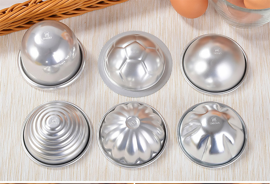 Khuôn làm bánh Sanneng SN6041, hợp kim nhôm, nhiều hình dáng.