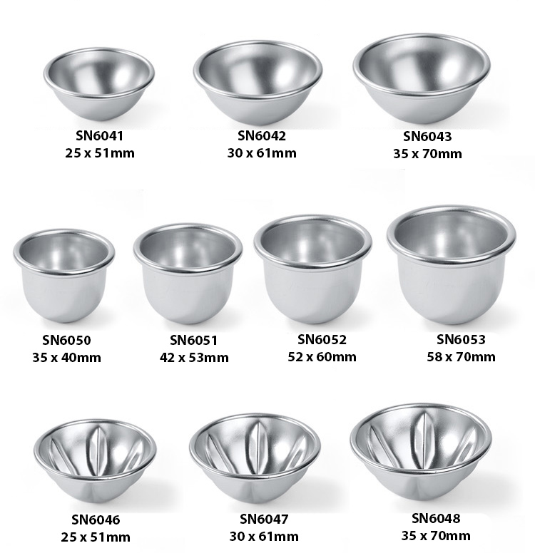 Khuôn làm bánh Sanneng SN6041, hợp kim nhôm, nhiều hình dáng.