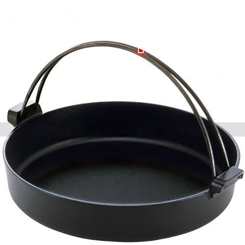Nồi gang đáy bằng quai xách YCY CGCD09