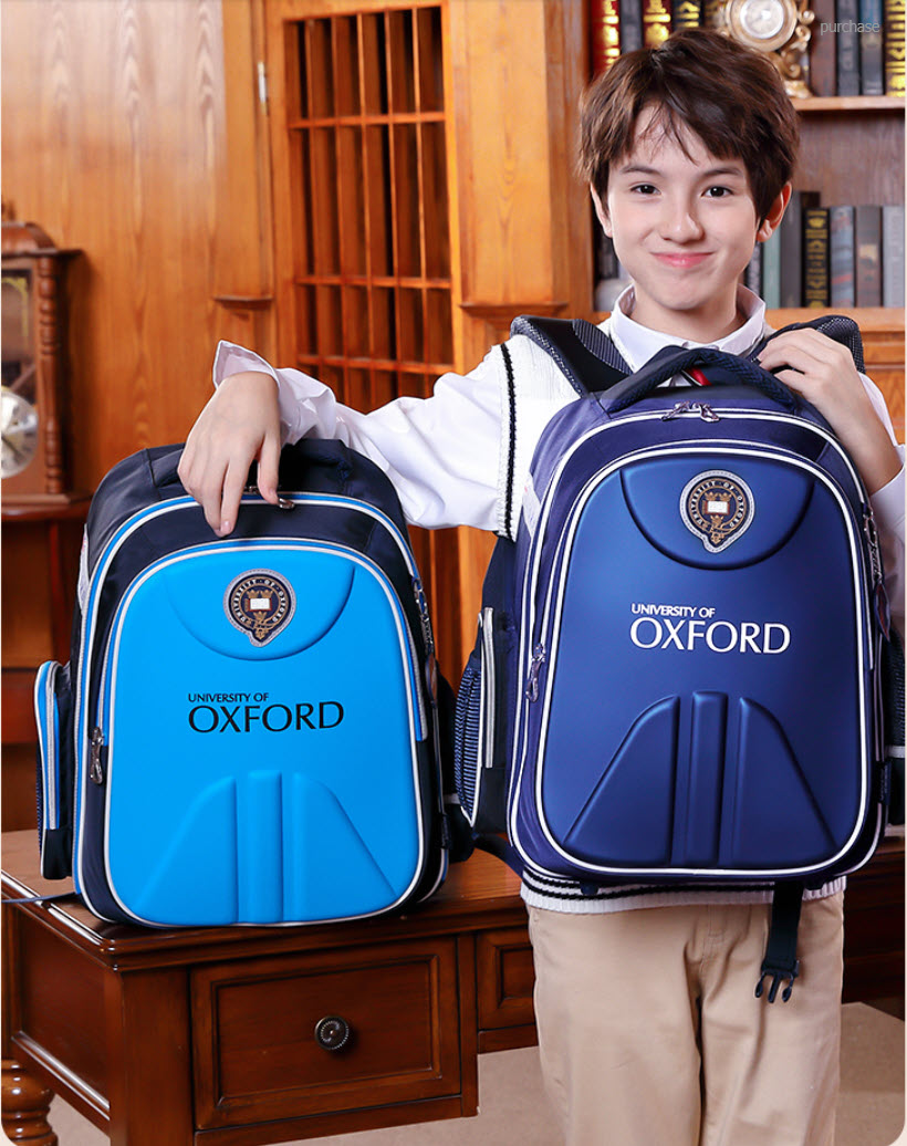 Balo cặp chống gù Oxford X178 chất liệu PES & PU chống nước tốt.