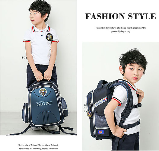 Balo cặp chống gù Oxford X178 chất liệu PES & PU chống nước tốt.