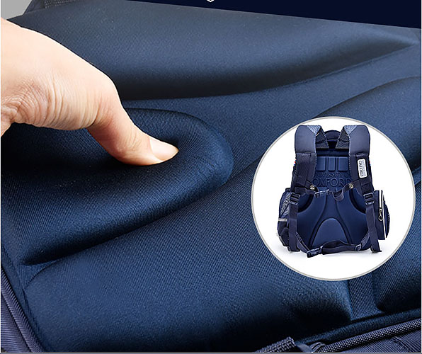 Balo cặp chống gù Oxford X178 chất liệu PES & PU chống nước tốt.