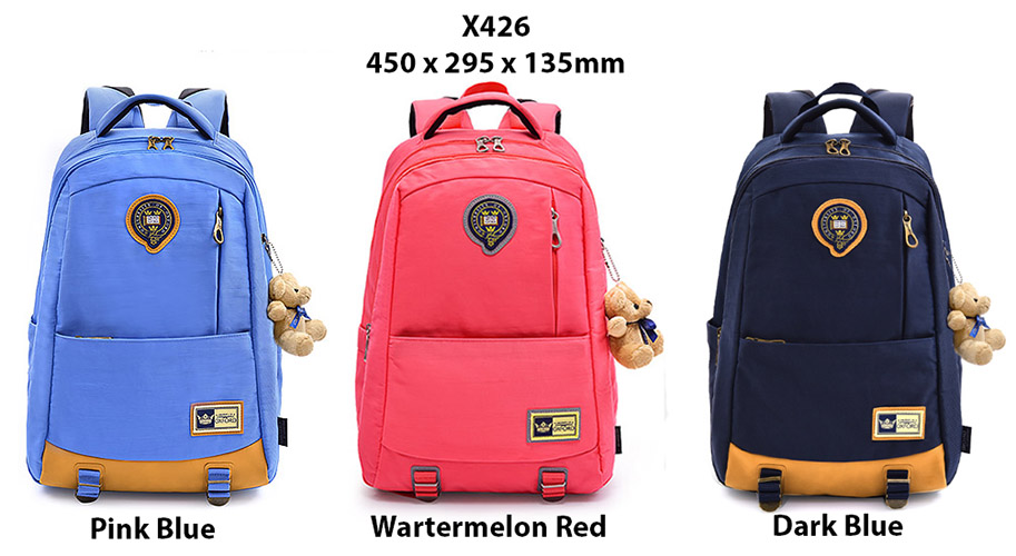 Balo cặp chống gù Oxford X426 chất liệu Polyester chống nước tốt.