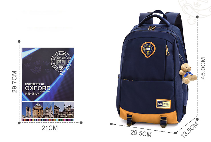 Balo cặp chống gù Oxford X426 chất liệu Polyester chống nước tốt.