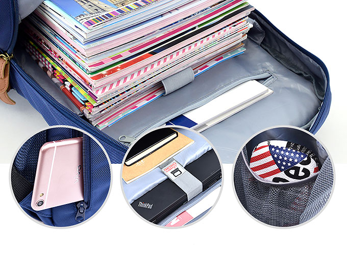 Balo cặp chống gù Oxford X186 chất liệu Polyester chống nước tốt.