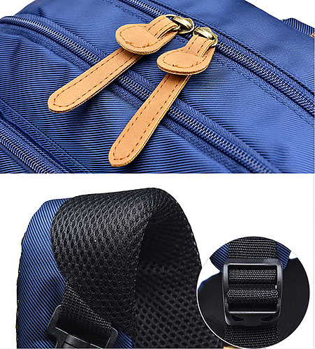 Balo cặp chống gù Oxford X186 chất liệu Polyester chống nước tốt.