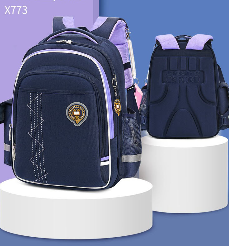 Balo cặp chống gù Oxford X773 chất liệu Polyester chống nước tốt