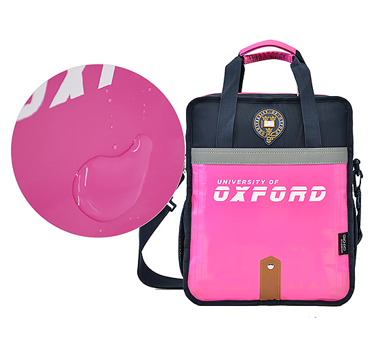 Túi xách học sinh Oxford X262, chất liệu Polyester chống nước tốt, viền phản quang.