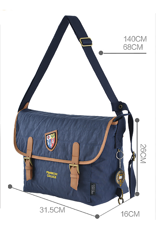 Túi xách học sinh Oxford X193, chất liệu Polyester chống nước tốt.