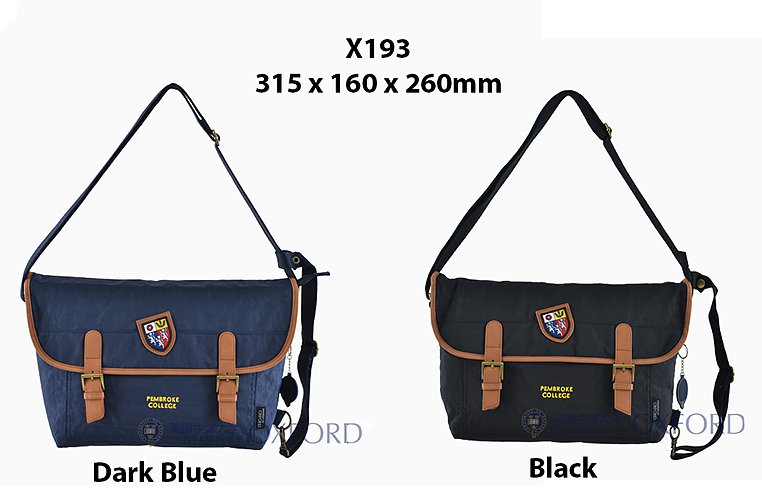 Túi xách học sinh Oxford X193, chất liệu Polyester chống nước tốt.